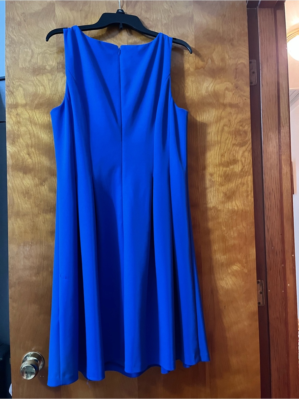 Roz & Ali Vibrant Blue Sleeveless A-Line Dress
